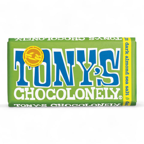 Tony's Chocolonely Dark Chocolate Almond Sea Salt 180g