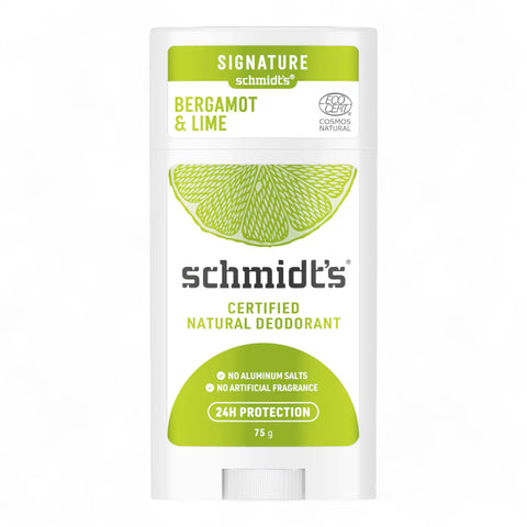 Schmidt's Certified Natural Deodorant Bergamot & Lime 75g