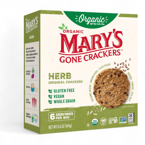 Mary's Gone Crackers Herb Crackers Organic 184g