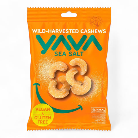 Yava Wild Harvested Cashews Sea Salt 35g