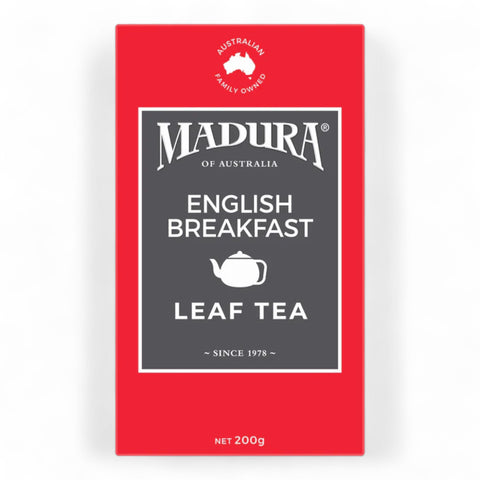 Madura Leaf Tea English Breakfast 200g (50 Pack)