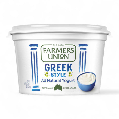 Farmers Union Greek Style Natural Yogurt 240g