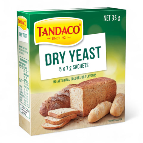 Tandaco Dry Yeast Sachets 7g (5 Pack)