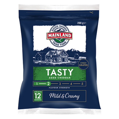 Mainland Cheese Tasty Grated 200g