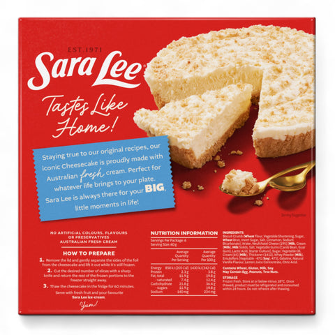Sara Lee French Vanilla Cheesecake 360g