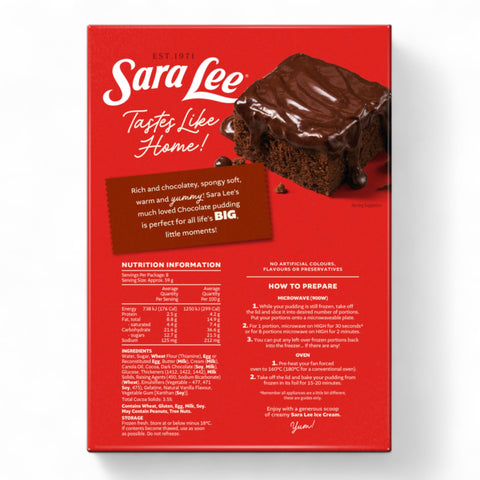 Sara Lee Puddings Chocolate 475g