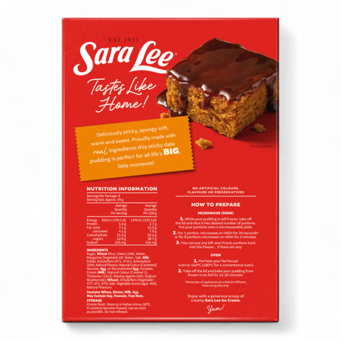 Sara Lee Sticky Date Pudding 180g