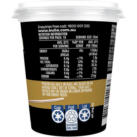 Bulla Double Cream 200mL