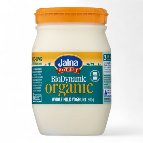 Jalna Biodynamic Organic Whole Milk Yoghurt 500g