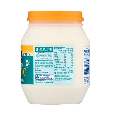 Jalna Biodynamic Whole Milk Yoghurt 1kg