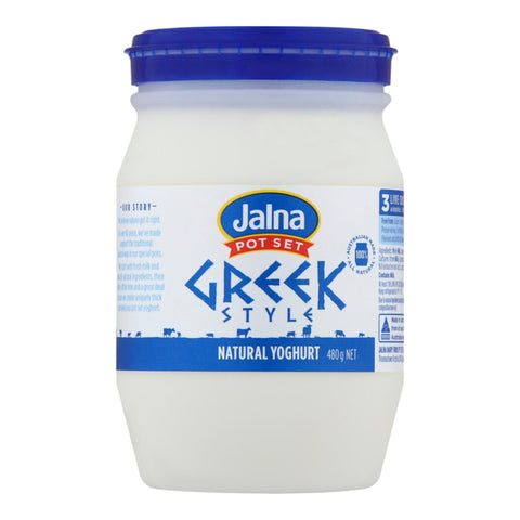 Jalna Pot Set Greek Natural Yoghurt 480g