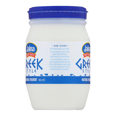 Jalna Pot Set Greek Natural Yoghurt 480g