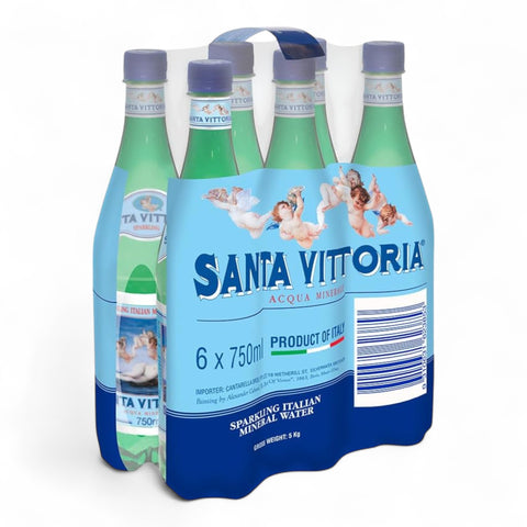 Santa Vittoria Sparkling Italian Mineral Water 6 X 1.5lt