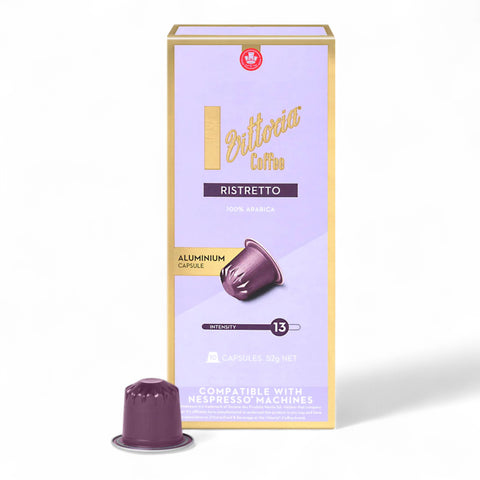 Vittoria Ristretto Nespresso Compatible Coffee Capsules 52g (10 Pack)