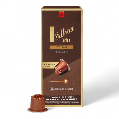 Vittoria Italian Nespresso Compatible Coffee Capsules 52g (10 Pack)