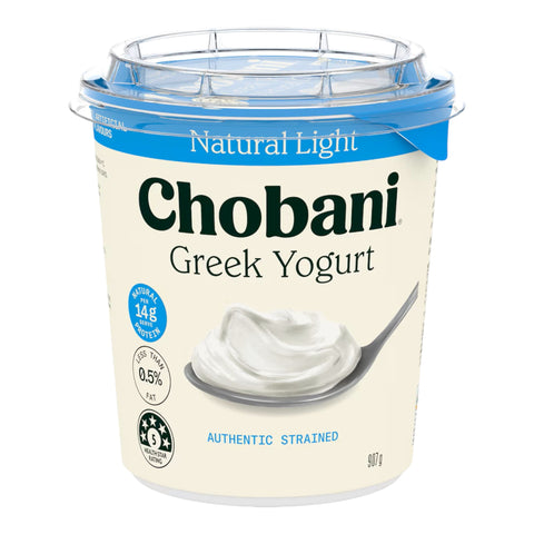 Chobani Greek Yogurt Natural Light 907g