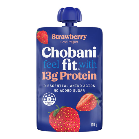 Chobani Fit High Protein Greek Yogurt Pouch Strawberry 40g