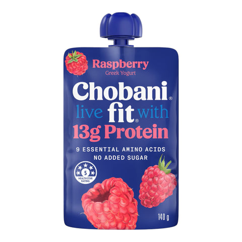 Chobani Fit High Protein Greek Yogurt Pouch Raspberry 40g