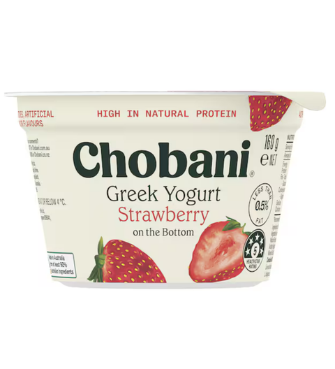 Chobani Greek Yogurt Strawberry 160g