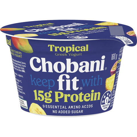 Chobani Fit High Protein Greek Yogurt Pot Tropical 160g