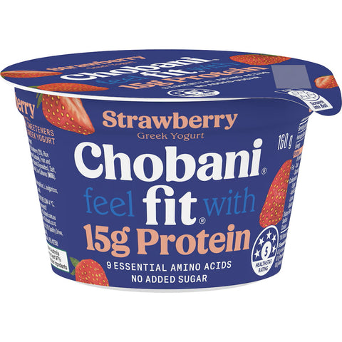 Chobani Fit High Protein Greek Yogurt Pot Strawberry 160g