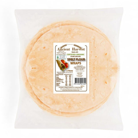 Ancient Harvest Organic Spelt Flour Wraps 220g
