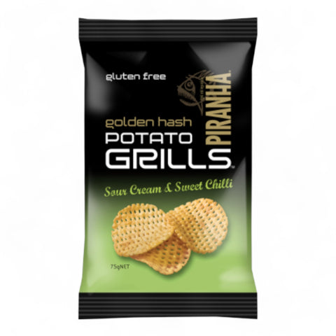 Piranha Potato Grills Sour Cream Chilli 75g