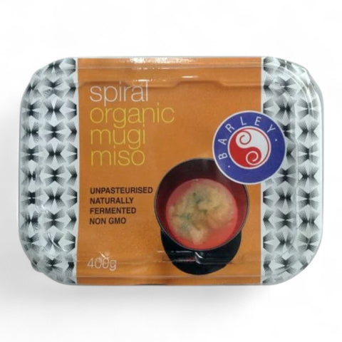 Organic Mugi Miso Tub Spiral 400g