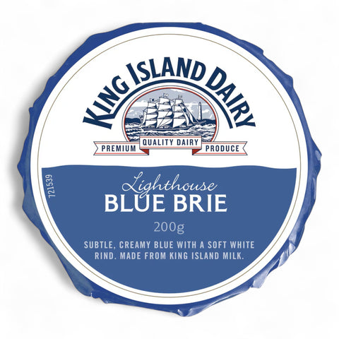 King Island Dairy Lighthouse Blue Brie Cheese 200g