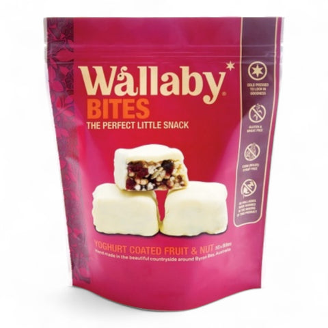 Wallaby Bites Yoghurt Fruit & Nut 150g