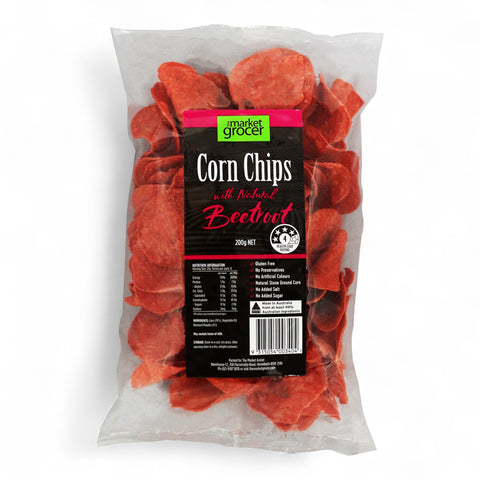 The Market Grocer Corn Chips With Beetroot 200g