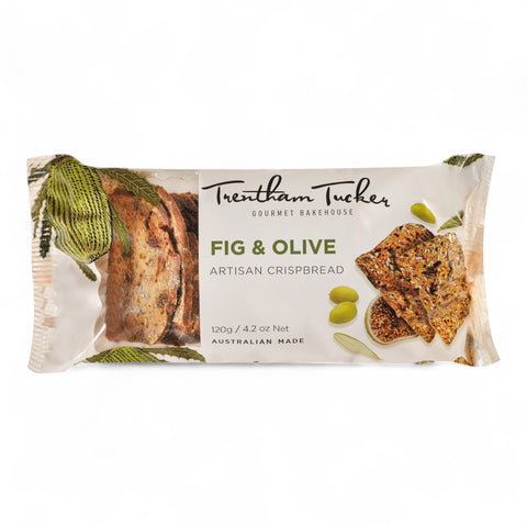 Trentham Tucker Threntham Tucker Fig & Olive Crispbread 120g
