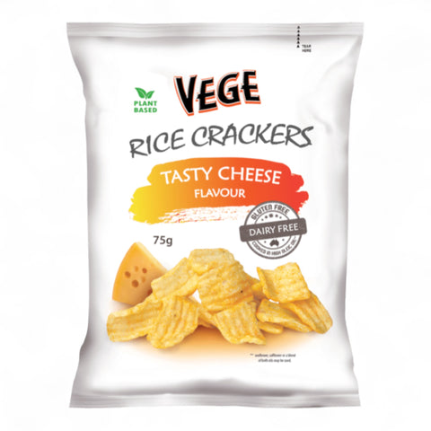 Ajitas Vege Rice Crackers Tasty Cheese 75g