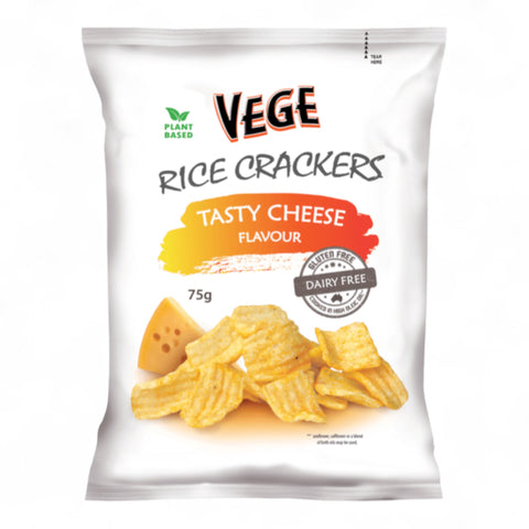 Ajitas Vege Rice Crackers Tasty Cheese 75g