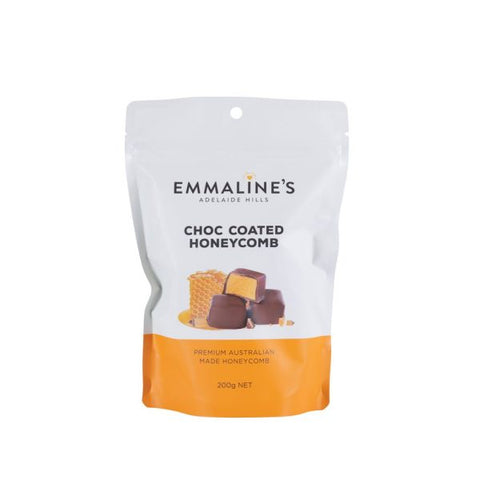 Emmaline's Pouch Milk Choc Coated Honeycomb 200g