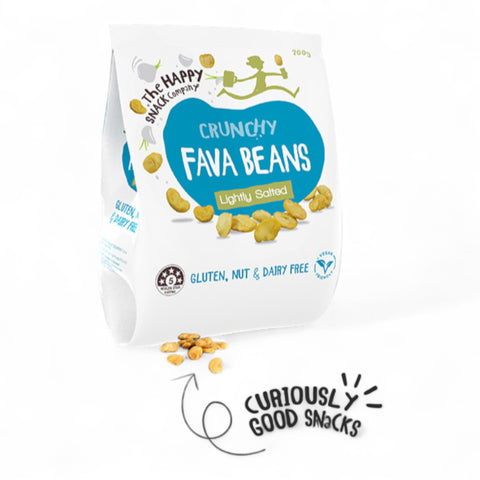 The Happy Snack Company Fava Beans Lightly Salted 200g