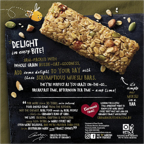Carman's Original Fruit Free Muesli Bars