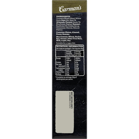 Carman's Original Fruit Free Muesli Bars