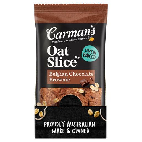 Carman's Oat Slice Belgian Chocolate Brownie 70g