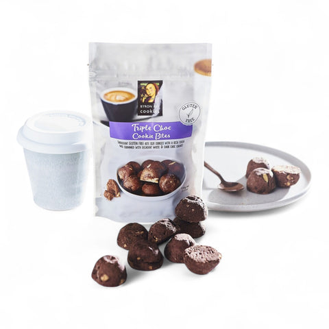 Byron Bay Cookies Gluten Free Triple Choc Cookie Bites 100g