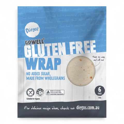 Diego's Go Well Gluten Free Wrap (6 Pack) 360g
