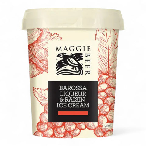 Maggie Beer Barossa Liqueur & Raisin Ice Cream 500mL