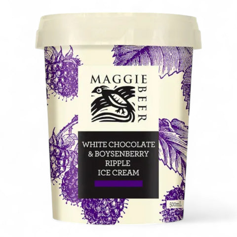 Maggie Beer Ice Cream White Chocolate Boys 500mL
