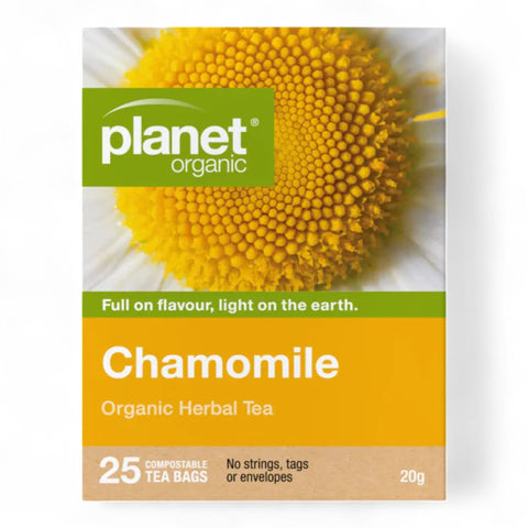 Planet Organic Herbal Tea Bags Chamomile (25 Pack) 20g