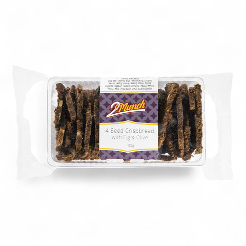 2 Munch 4 Seed Crispbread With Fig & Olive 120g