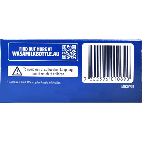 I Was A Milk Bottle Sandwich Bags 30pk