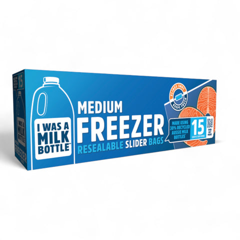 I Was A Milk Bottle Medium Freezer Bags 15pk