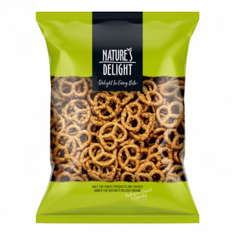 Natures Delight Pretzels Salted 350g