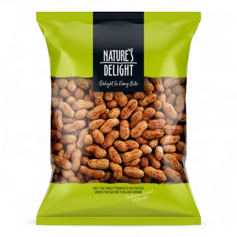 Nature's Delight Peanuts in Shell Roasted Australian 500g