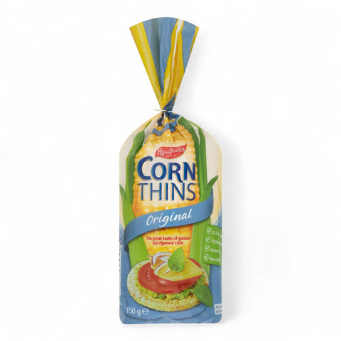 Real Foods Corn Thins Original 150g